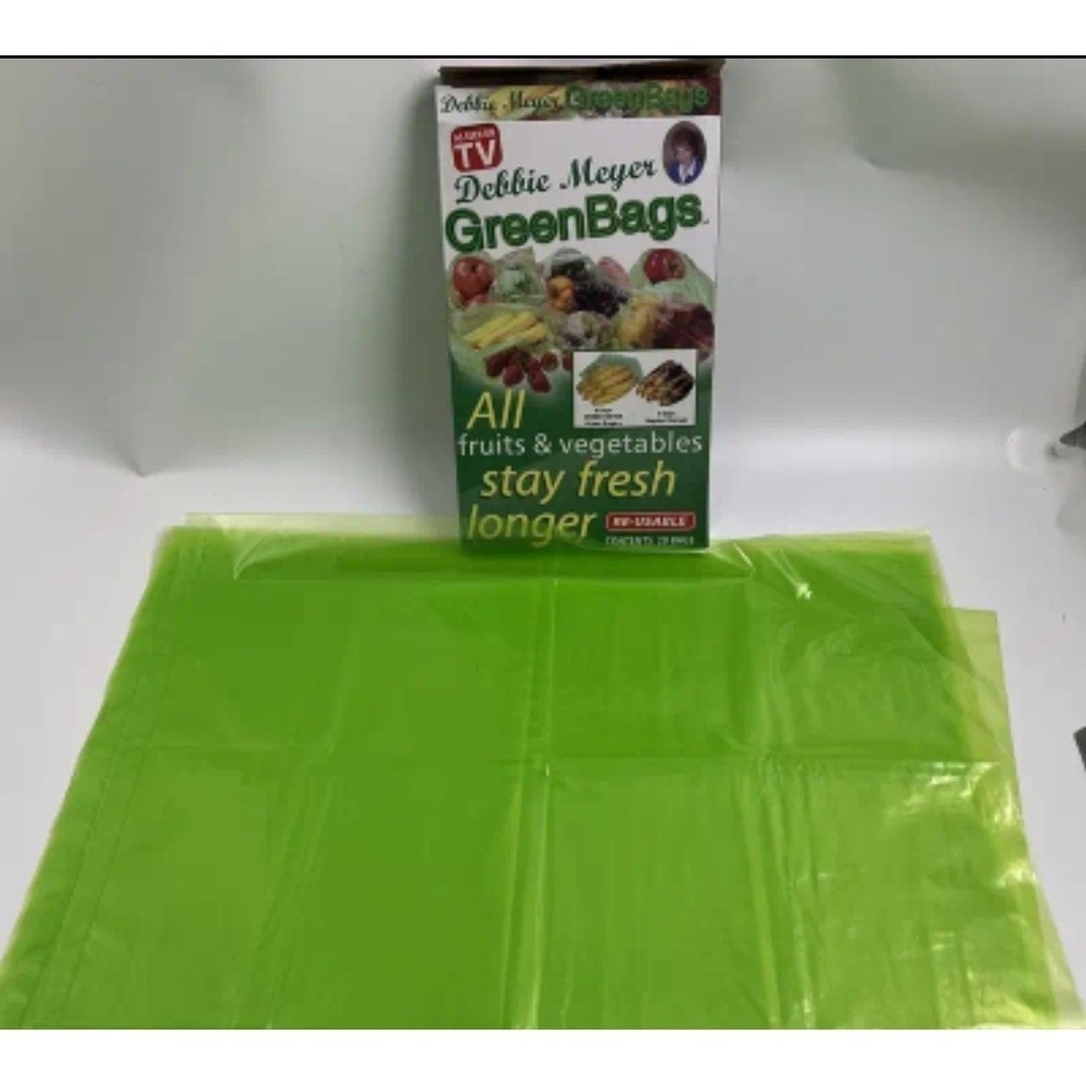GreenBags Reusable Produce Bags Keep Fruits Vegetables Fresh Longer